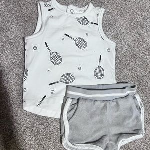 Miles baby tank and short